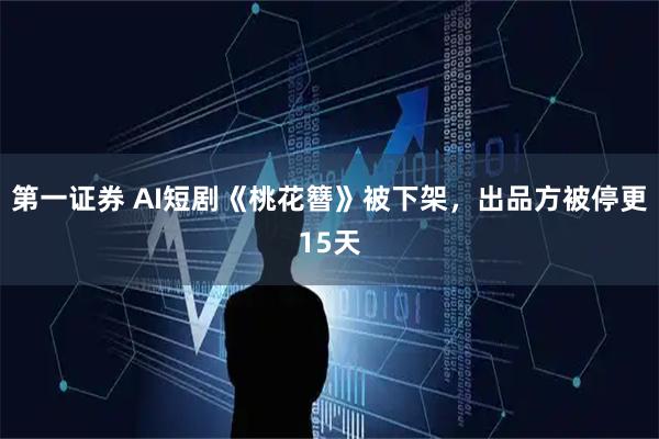 第一证券 AI短剧《桃花簪》被下架，出品方被停更15天